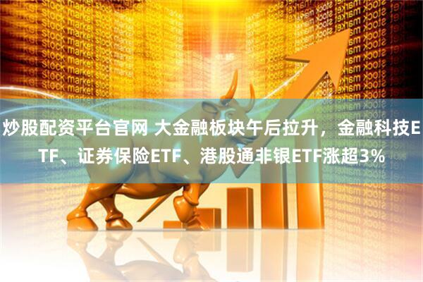 炒股配资平台官网 大金融板块午后拉升，金融科技ETF、证券保险ETF、港股通非银ETF涨超3%