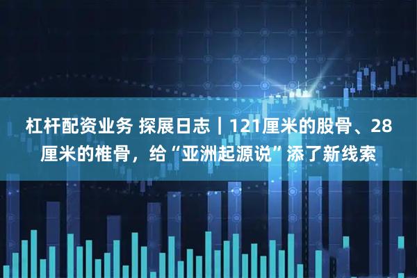 杠杆配资业务 探展日志｜121厘米的股骨、28厘米的椎骨，给“亚洲起源说”添了新线索